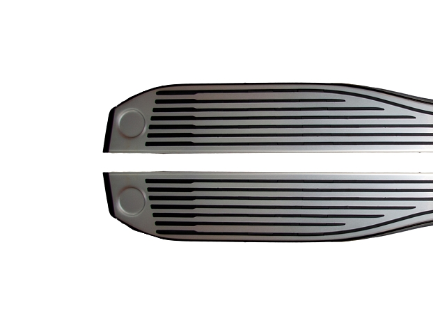 Электрические пороги для BMW X5/X6/X7 2019+ (тип 1) New Style Серебристые